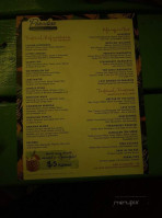 Paradise Tropical Restaurant & Bar menu