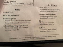 Cecil And Lime menu