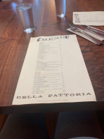 Della Fattoria Downtown Café menu