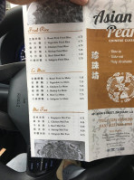 Asian Pearl Chinese menu
