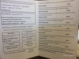 Mojo's Coffee Cafe menu