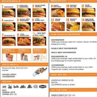 Whataburger menu