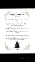 Evergreen Coffee And Tea menu