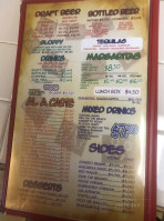 Taco Factory Sports And Grill menu