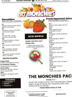617 Monchies menu