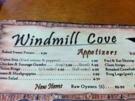 Windmill Catfish Cove menu