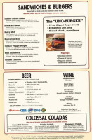 Uno Chicago Grill menu