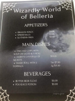 Belleria Pizza & Italian Restaurant menu