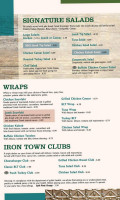 Iron Works Grill Tavern menu