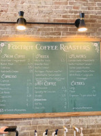 Foxtrot Coffee menu