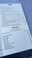 Zini's Diner menu