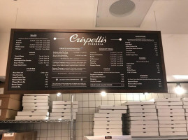 Crispelli's Bakery And Pizzeria menu