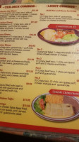 Ray's Mexican menu