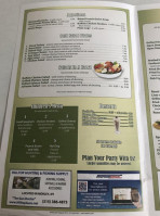 The Cascade Inn Diner menu