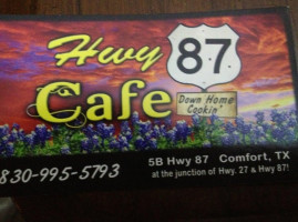 Hwy 87 Cafe food