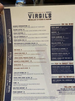 Virgils Gullah Kitchen menu