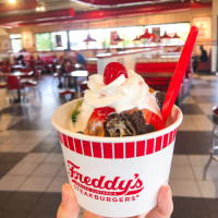 Freddy's Frozen Custard Steakburgers food