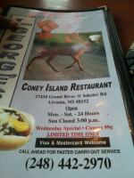 L George's Coney Island food