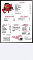 The Cajun Shack menu