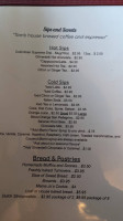 Butterfields Cafe menu