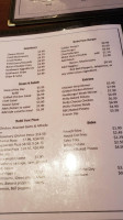 Hank's Corner Grille menu