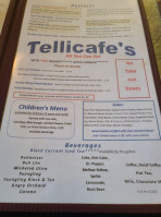 Tellicafe menu