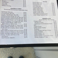 Debbie's Snack menu