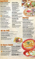 El Charro Mexican Grill menu