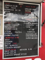 El Dorado Taco menu