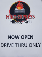 Mino Express Hibachi Grill menu