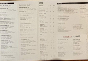 Whiskey Cake Kitchen menu