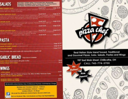 Main Street Pizza menu