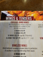 Carolina Wings Rib House menu