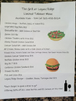 The Grill At Legacy Ridge menu