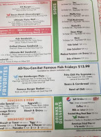 Boomarang Diner menu