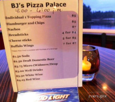 BJ's Pizza Palace & Sports Bar food