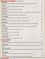 Taj Indian Cuisine menu