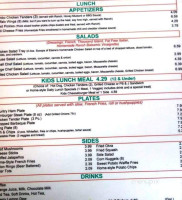 Gold Mine Cafe menu