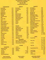 Bellemont Shake Shop menu