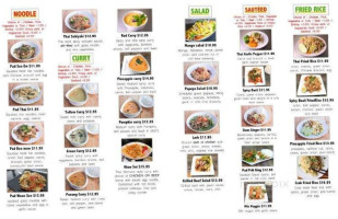 Thai Me Up menu