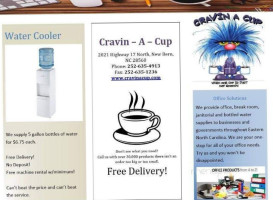 Cravin-a-cup menu