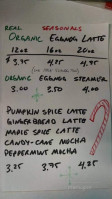 Purple Moon Organic Espresso, Smoothies, And Juice menu