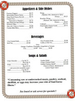 Portway Tavern menu