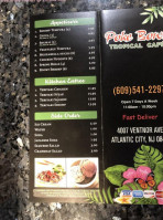 Poke Bowl Tropical Cafe menu