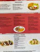 Tres Amigos menu