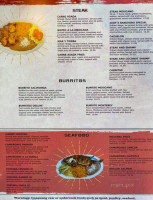 Tres Amigos menu