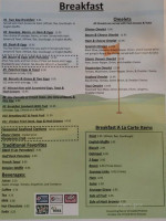 Seaside Golf Course menu