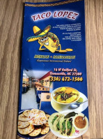 Taco Corner menu