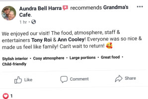 Grandma's Cafe food