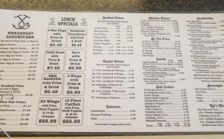 Tj's Fish And Chicken menu